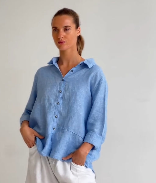 Mille Linen Shirt - Chambray