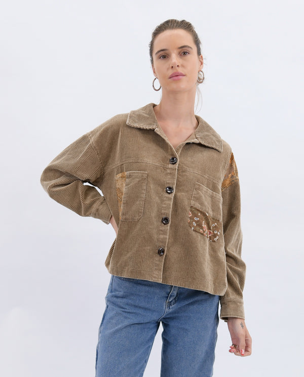 Sundown Cord Jacket - Latte