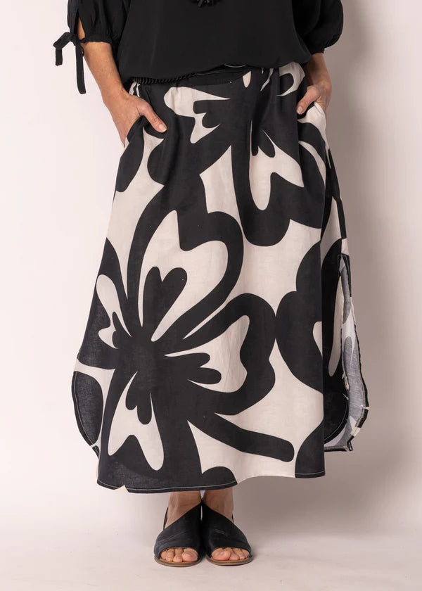 Aloura Skirt in Cream
