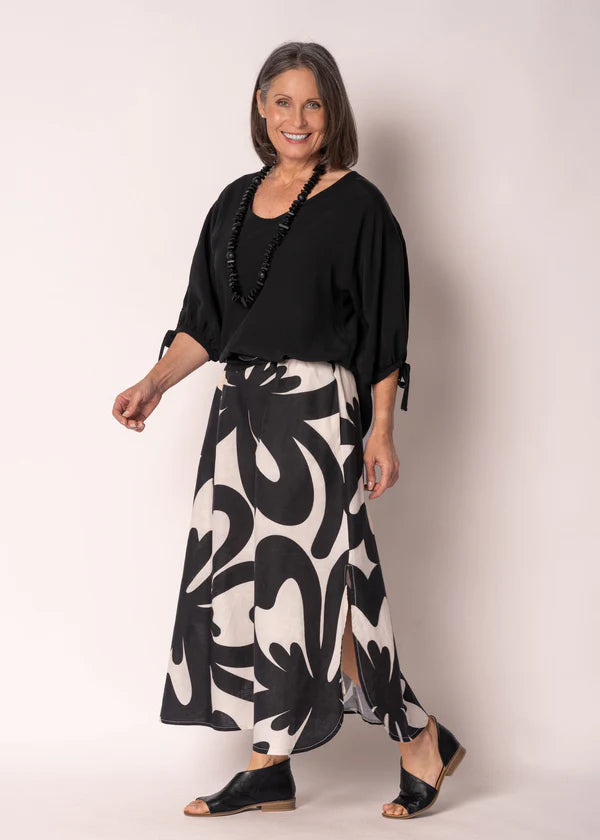 Aloura Skirt in Cream