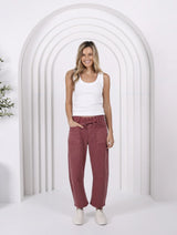 Leo Barrel Jeans - Sunset
