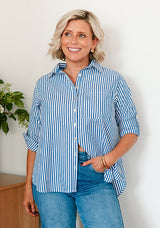 Soul Sparrow Blue Stripe Shirt