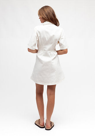Ebby & I Louisa Dress - White