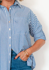 Soul Sparrow Blue Stripe Shirt