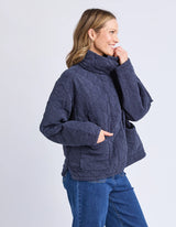 Aurora Quilted Jacket - Navy