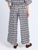 Kivi Pant - Midnight Abstract Print