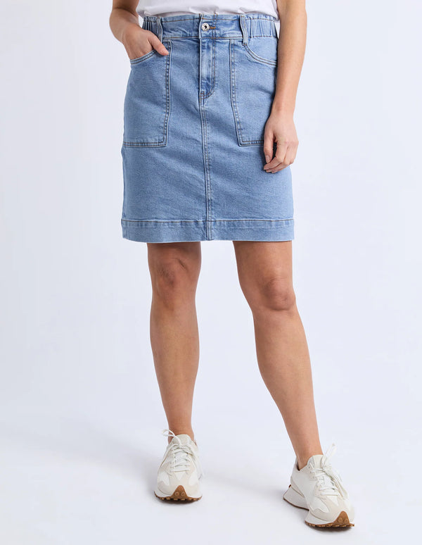 Atlas Denim Skirt