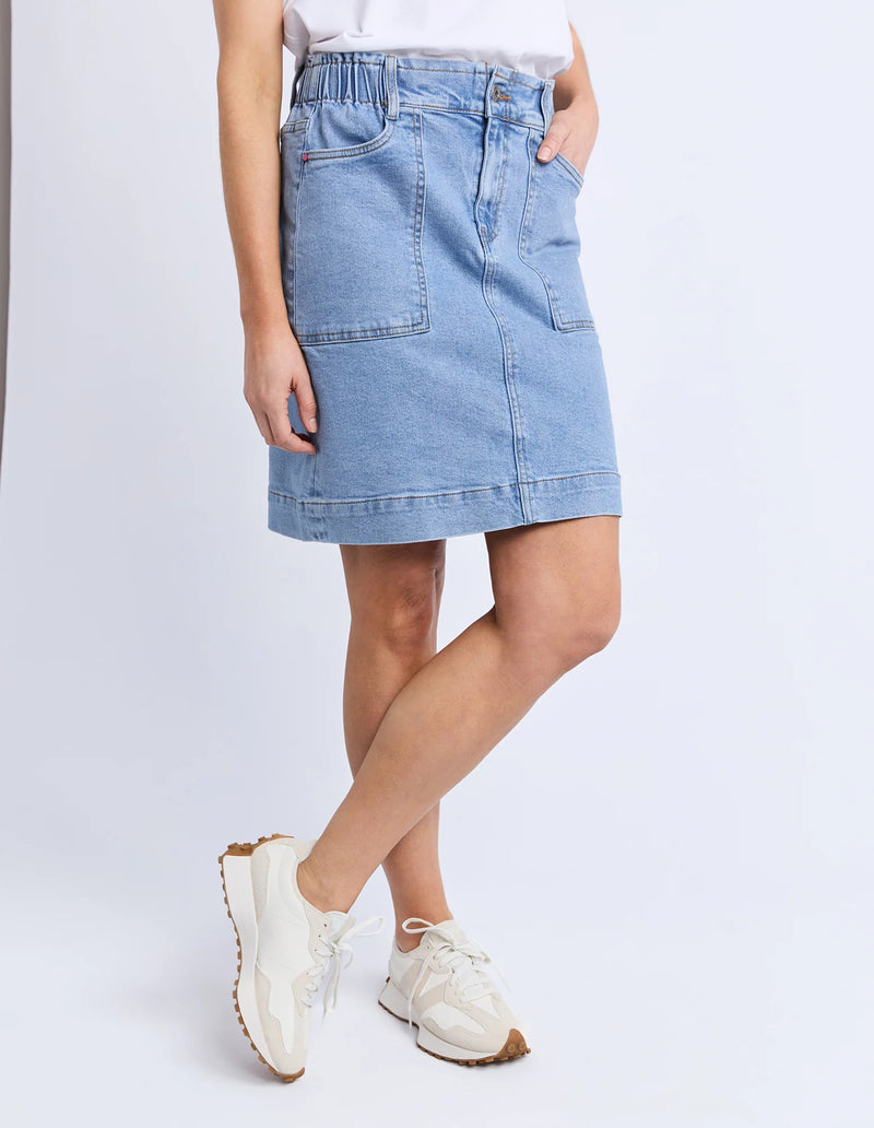 Atlas Denim Skirt