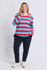 Spritz Stripe L/S Tee