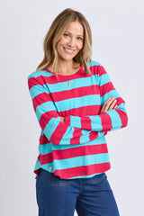 Spritz Stripe L/S Tee