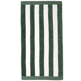 Classic Stripe Beach Towel - Moss
