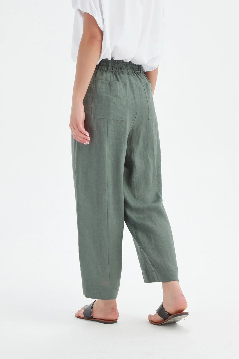 Patch Pocket Easy Pant - Petrol