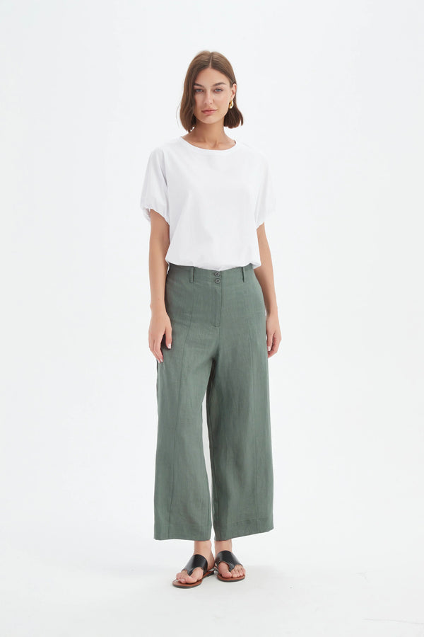 Patch Pocket Easy Pant - Petrol