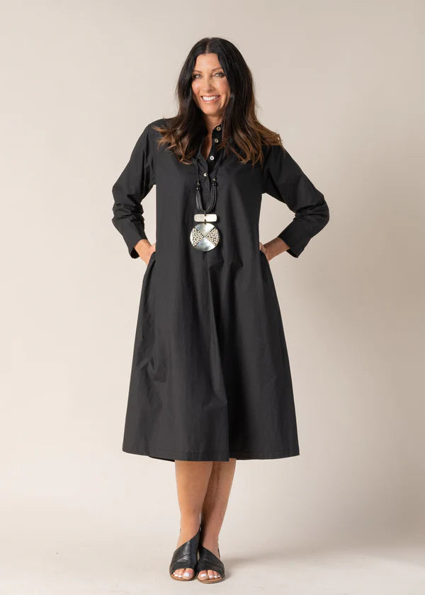 Lolita Cotton Dress in Ongx