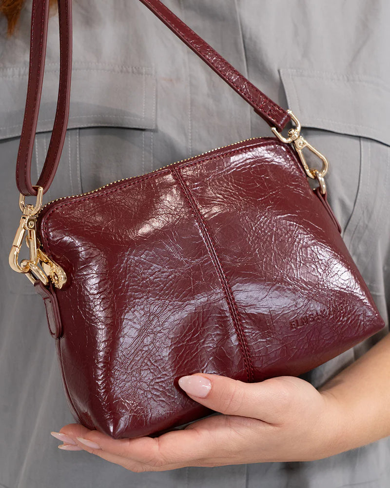 EK Burbank Xbody - Burgundy Crinkle