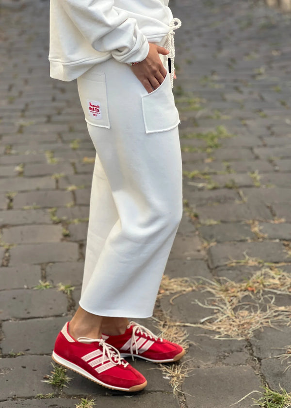 Frenchie Track Pant - White