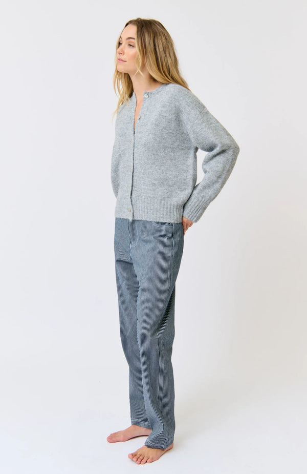 Aurora Knit Cardi - Grey Marle