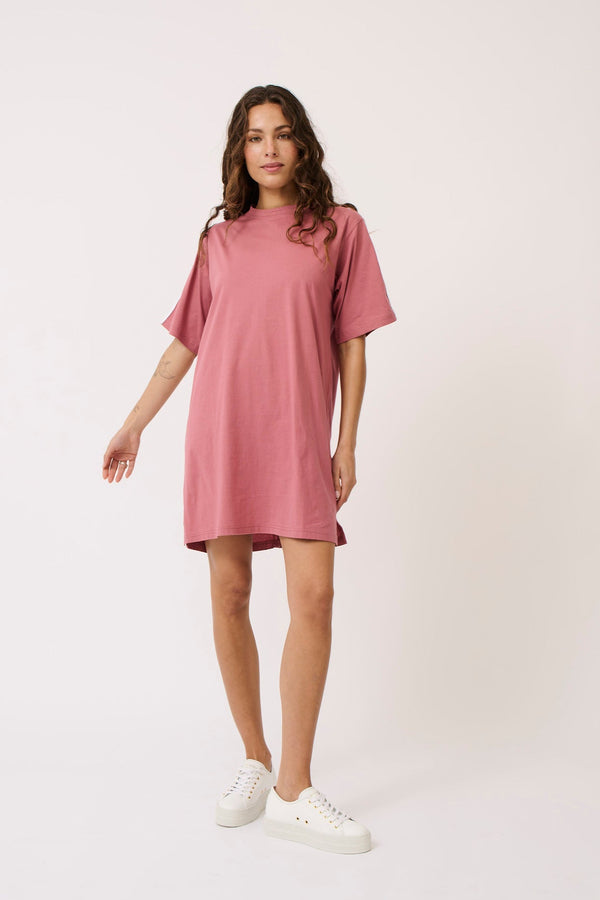 Carmen Shirt Dress - Dusty Rose