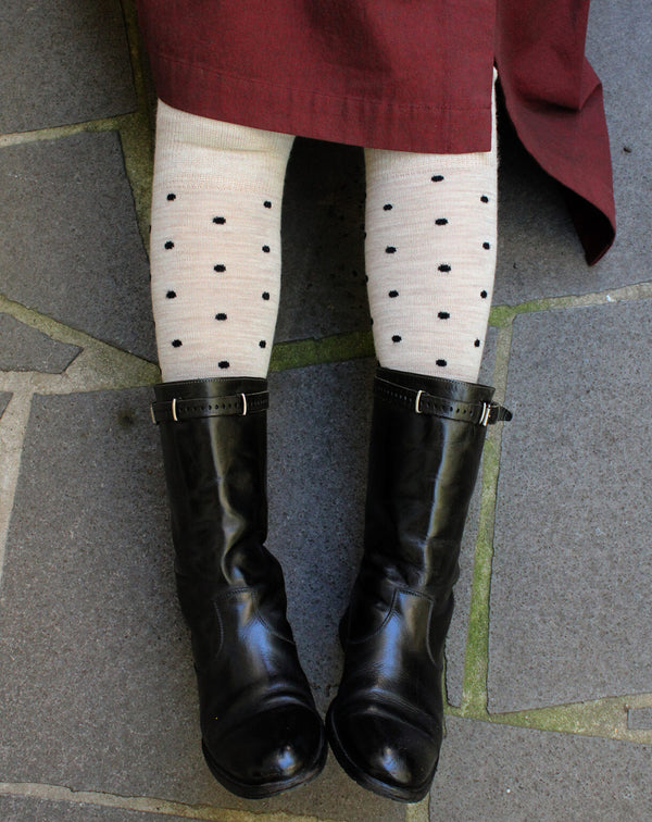 Merino Wool Socks - Dotty Marble