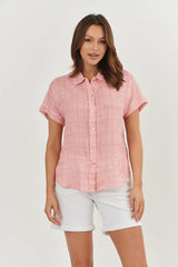 Short Sleeve Shirt - Mini Rose