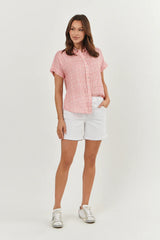 Short Sleeve Shirt - Mini Rose