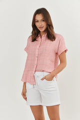 Short Sleeve Shirt - Mini Rose