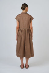 Poplin Dress - Cookie