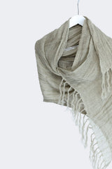 Aira Linen Scarf - Pistachio