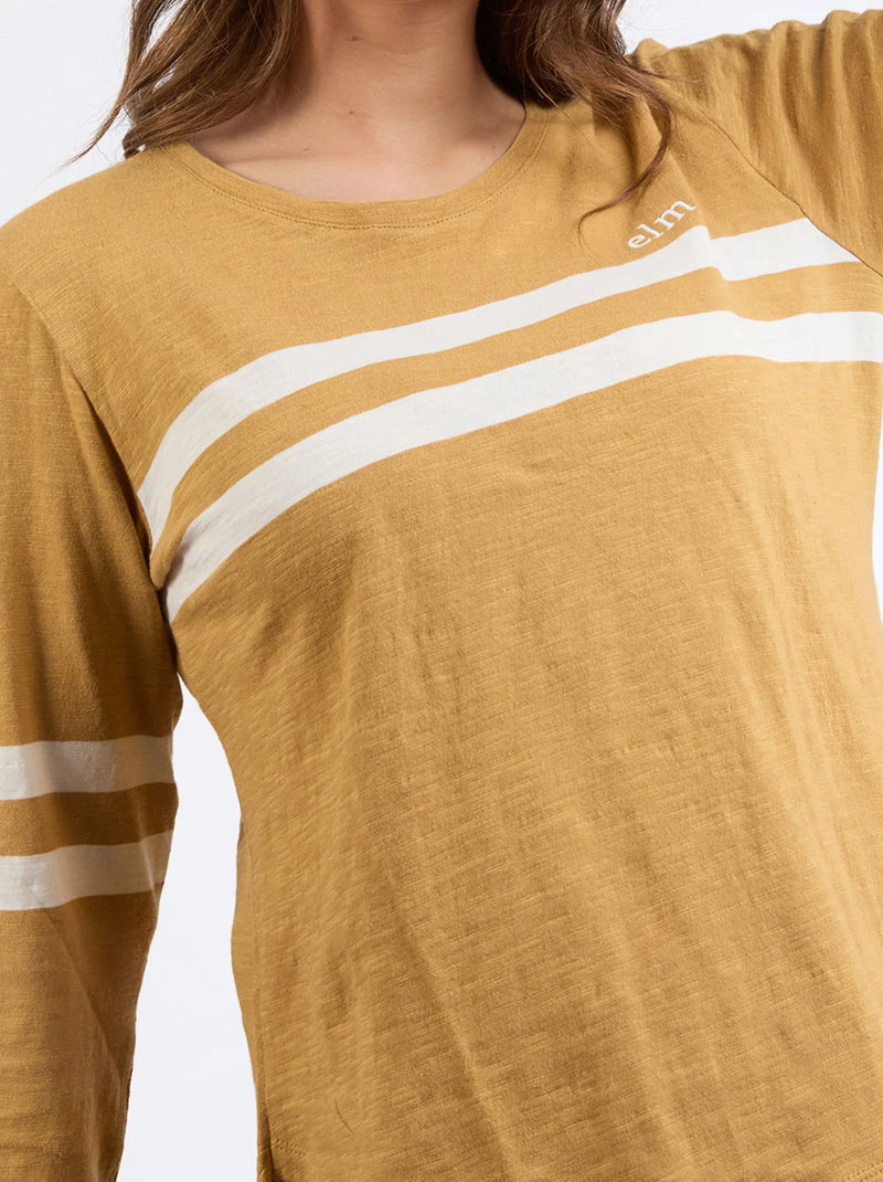 Adora Long Sleeve Tee - Dijon