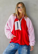 Freestyle Polar Fleece - Red/Pink