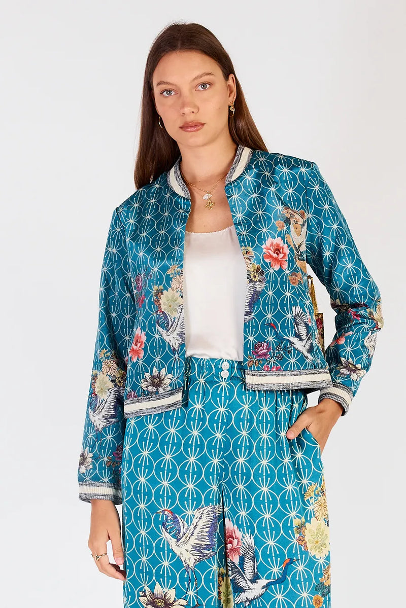 Flamingo Jacket Blue