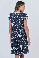 Natural's By O&J  Dress - Barnacle Ink