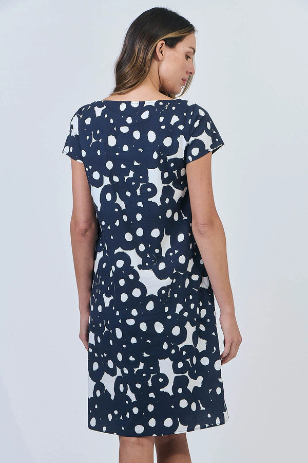 Natural's By O&J  Dress - Barnacle Ink