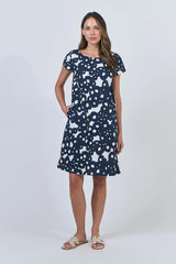 Natural's By O&J  Dress - Barnacle Ink
