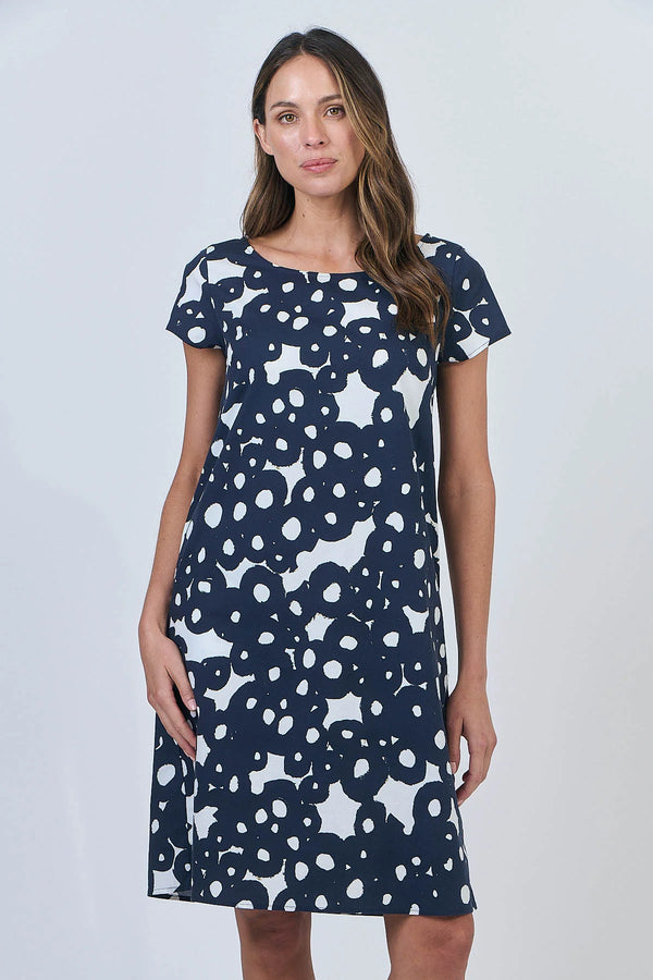 Natural's By O&J  Dress - Barnacle Ink