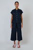 Poplin Top - Ink