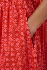 Poplin Shirt Dress - Cannage