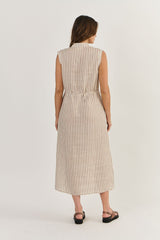 Linen Dress - Ginger Slice