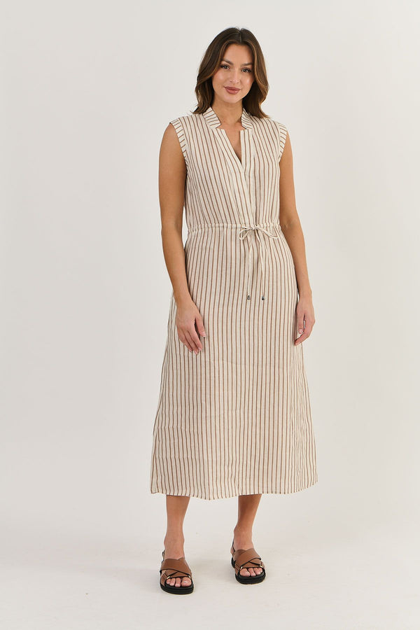 Linen Dress - Ginger Slice