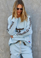 Vintage Western Sweat - Powder Blue
