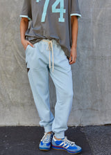 Vintage Western Track Pants - Powder Blue