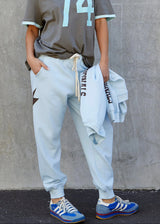 Vintage Western Track Pants - Powder Blue