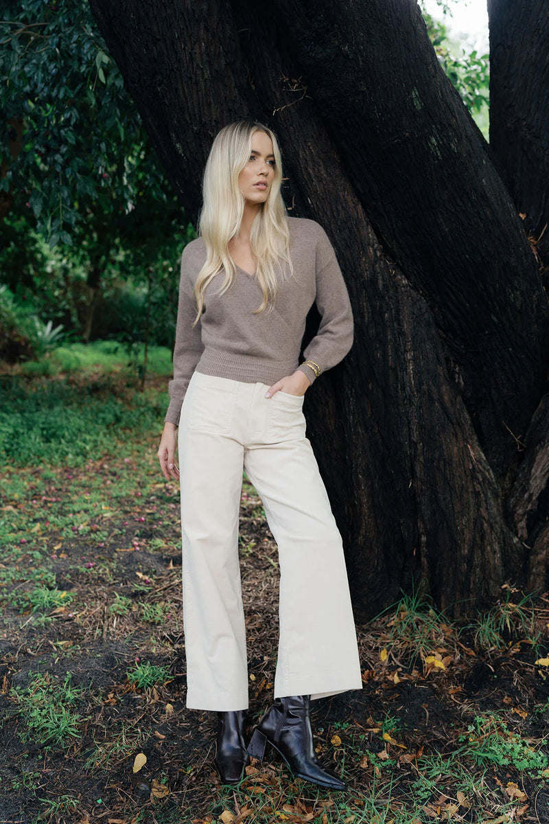 Suki Cord Pant - Vanilla