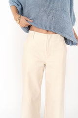 Margot Drill Pant - Sand