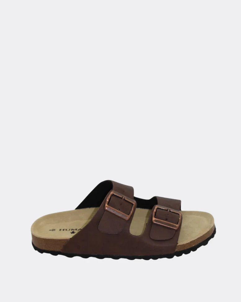 Human Shoes - Ibiza Slide - Chocolate