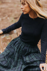 Montaigne Freya French Linen Tartan Pants