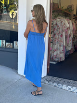 LOL ALICE EMBROID MAXI DRESS - Cobalt