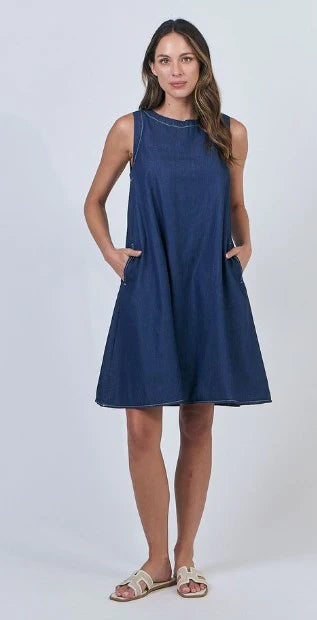 Kensington Dress - Chambray