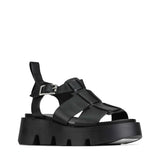 EOS Kailan Leather Sandal - Black