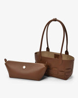 EK Kenley East-West Bag - Tan Saffiano